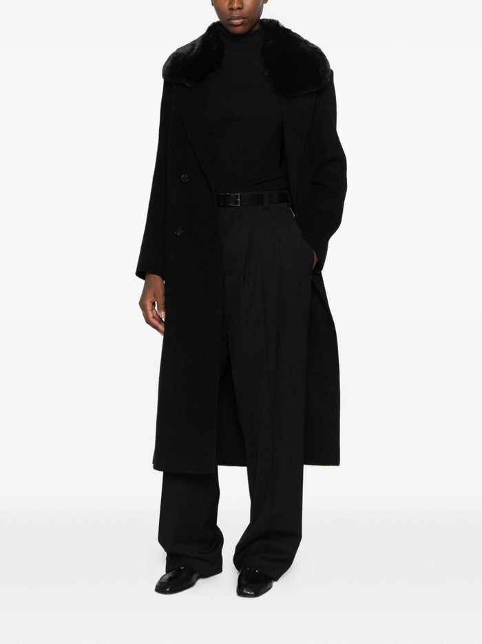 Isabelle Blanche Cappotto Nero Donna 4