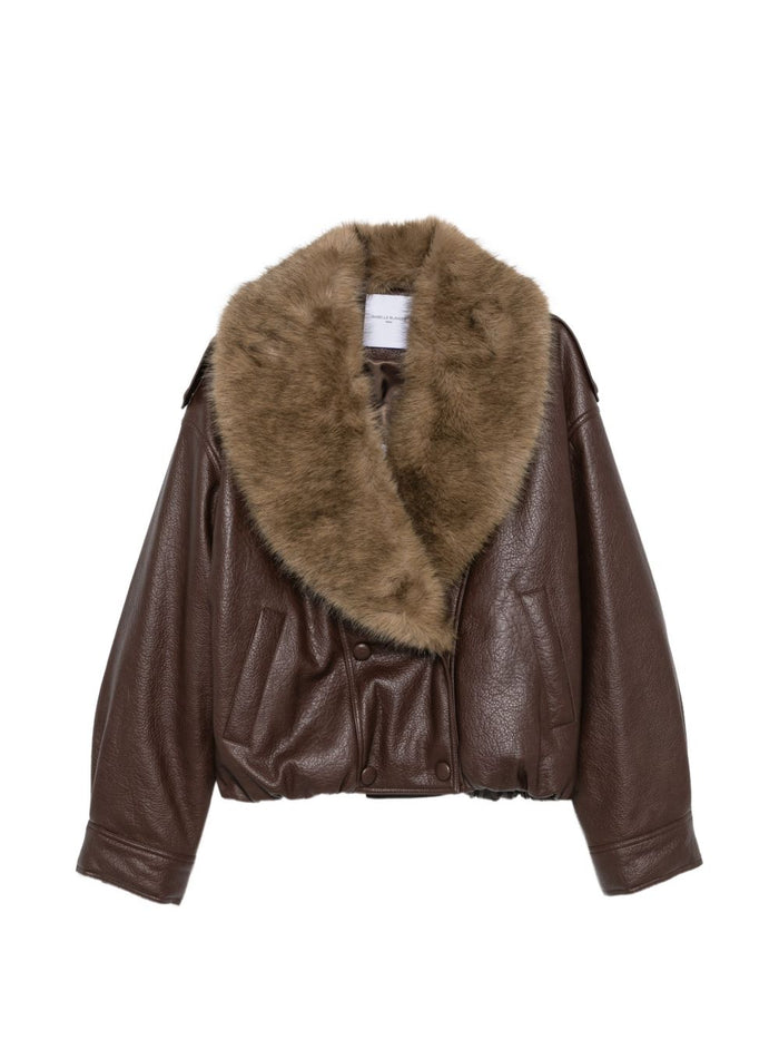 Isabelle Blanche Giubbotto Marrone Donna 1