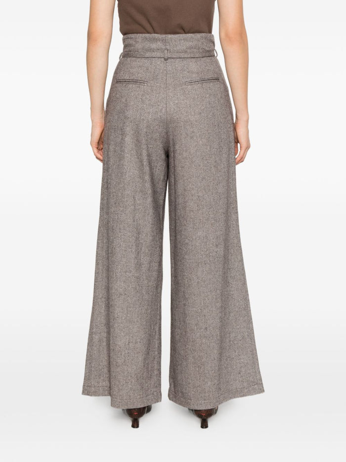 Isabelle Blanche Pantalone Dark Earth Donna 3