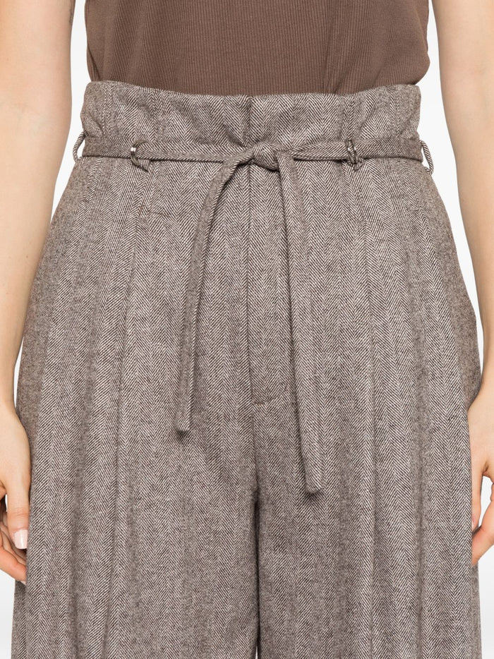Isabelle Blanche Pantalone Dark Earth Donna 5