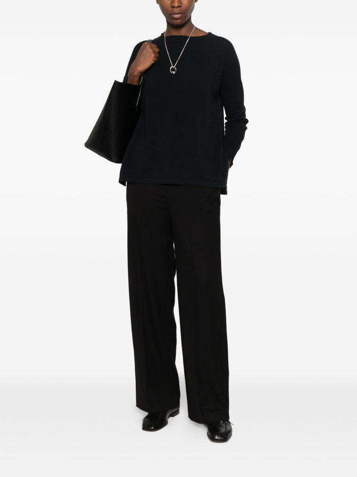 Isabelle Blanche Pantalone Nero Donna 5