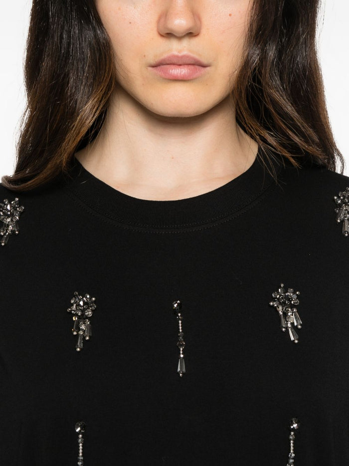Isabelle Blanche T-shirt Nero Donna 2