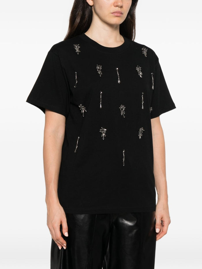 Isabelle Blanche T-shirt Nero Donna 5