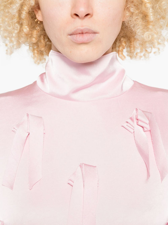 Isabelle Blanche Abito Fiocchi Donna Rosa 4