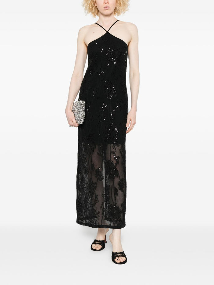 Isabelle Blanche Abito Nero Donna 5