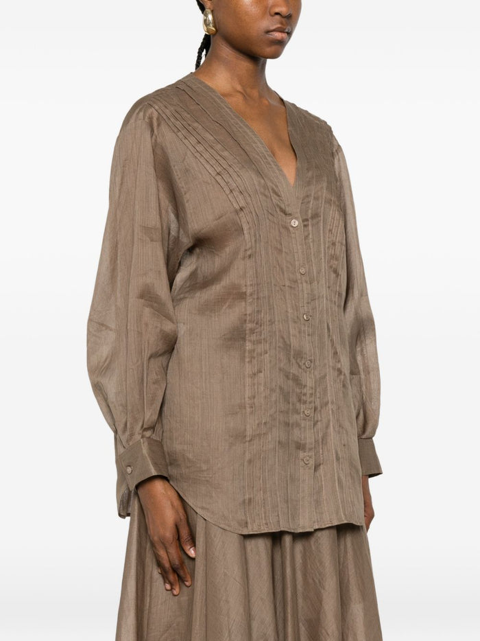 Isabelle Blanche Camicia Grigio Donna 2