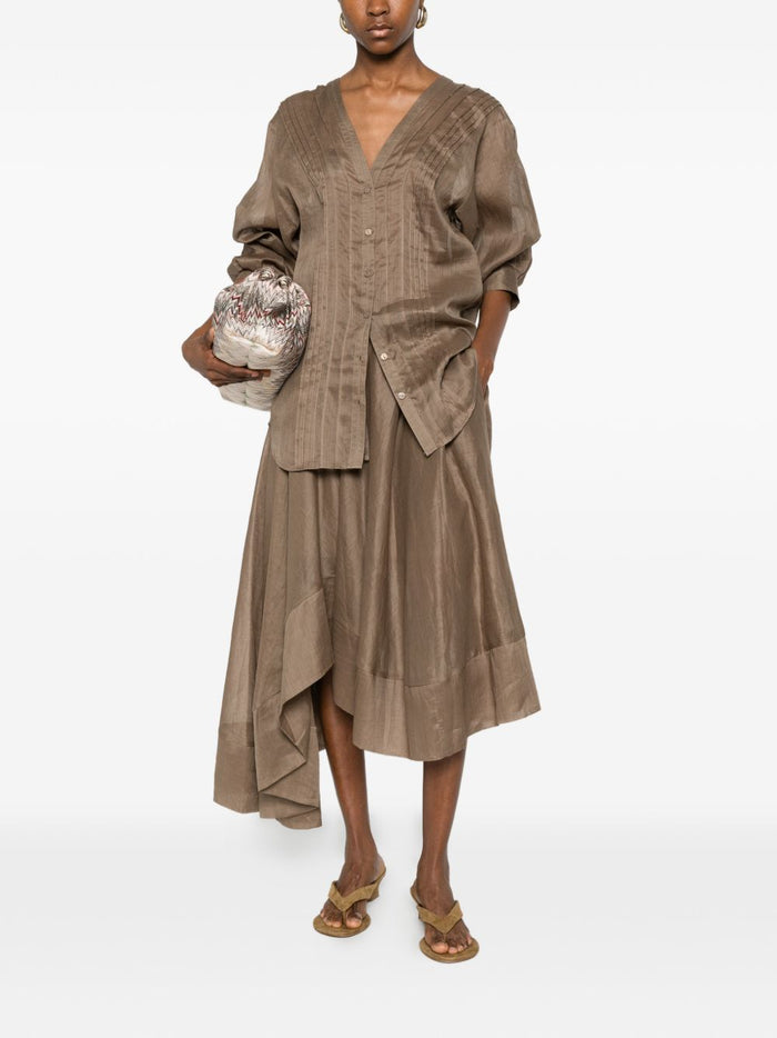 Isabelle Blanche Camicia Grigio Donna 3