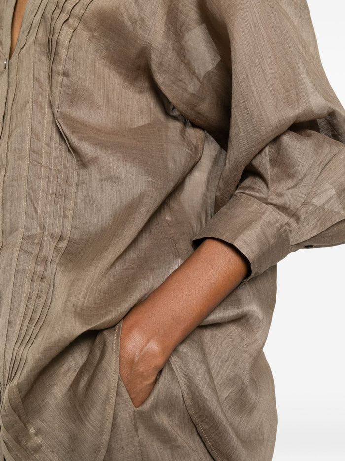 Isabelle Blanche Camicia Grigio Donna 4