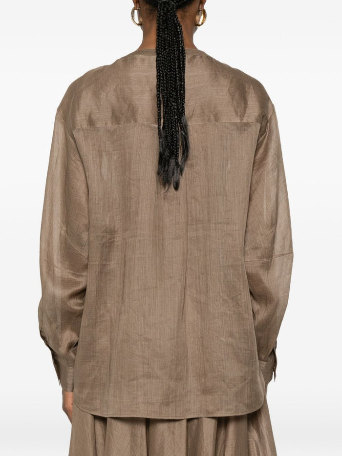 Isabelle Blanche Camicia Grigio Donna 5