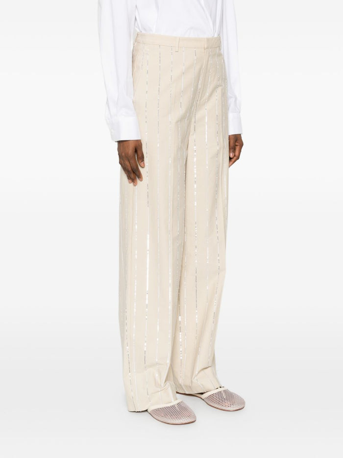 Isabelle Blanche Pantalone Multicolore Donna 5
