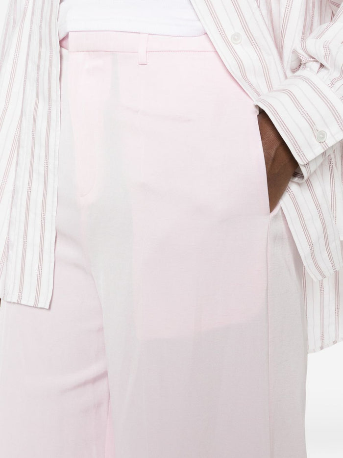Isabelle Blanche Pantalone Ampio Donna Rosa 4
