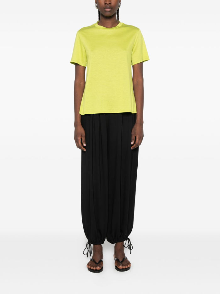 Isabelle Blanche T-shirt Scollo Tondo Donna Verde 2