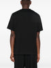 Y-3 T-shirt Nero Uomo Stampa Logo in Tono 3