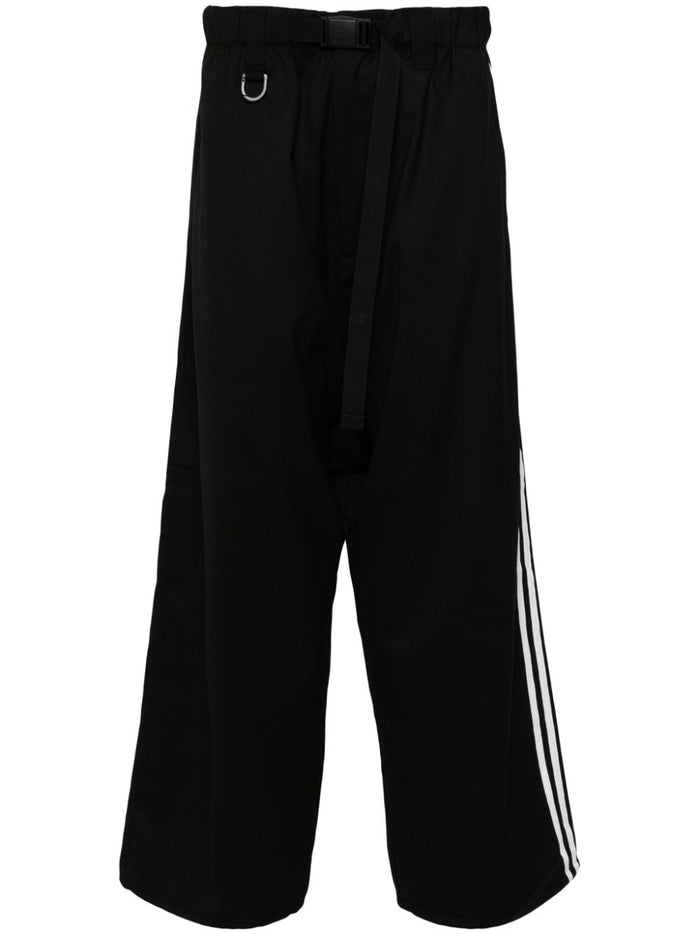 Y-3 Pantalone Nero Uomo Gamba Ampia 5