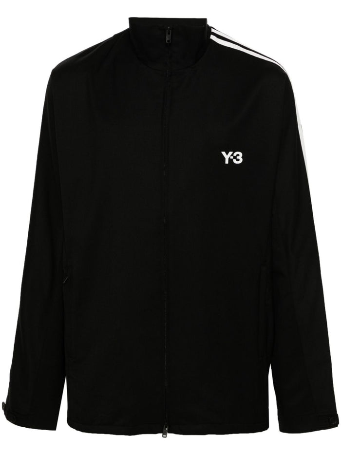 Y-3 Felpa Nero Uomo Stampa Logo 5