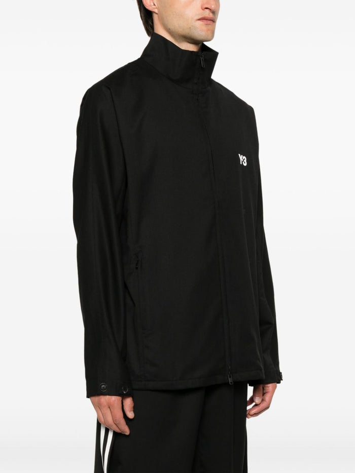 Y-3 Felpa Nero Uomo Stampa Logo 2