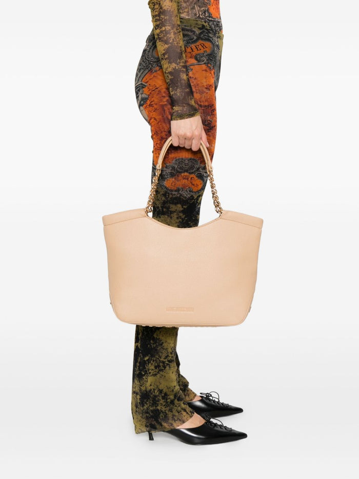Love Moschino Donna Borsa Beige Tote a Spalla 2