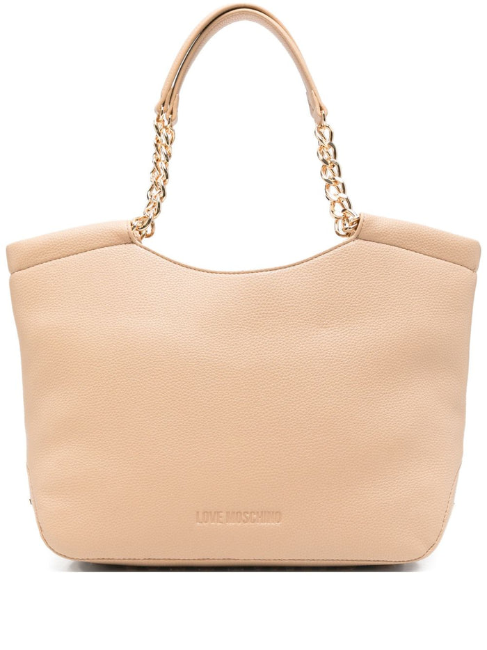 Love Moschino Donna Borsa Beige Tote a Spalla 1