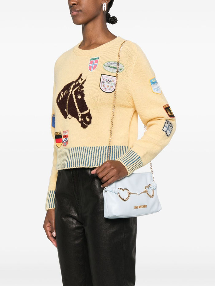 Love Moschino Borsa Azzurro Donna 5