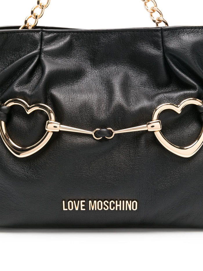 Love Moschino Hearts Donna Borsa Nero 4