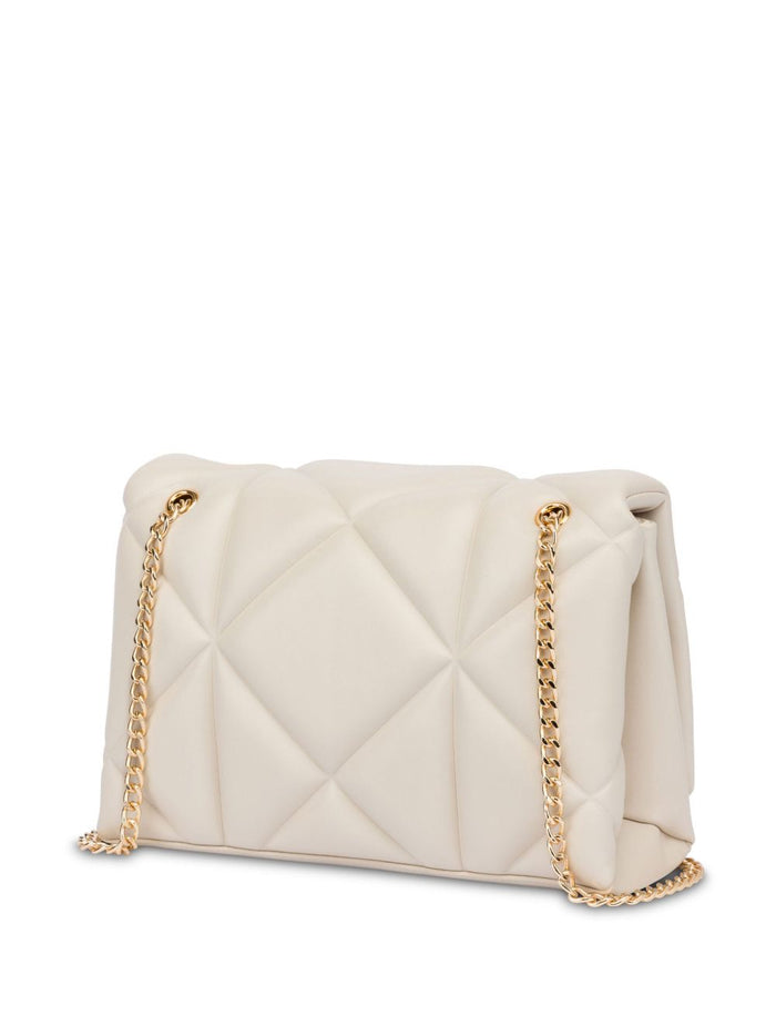 Love Moschino Embossed Donna Borsa Beige 2