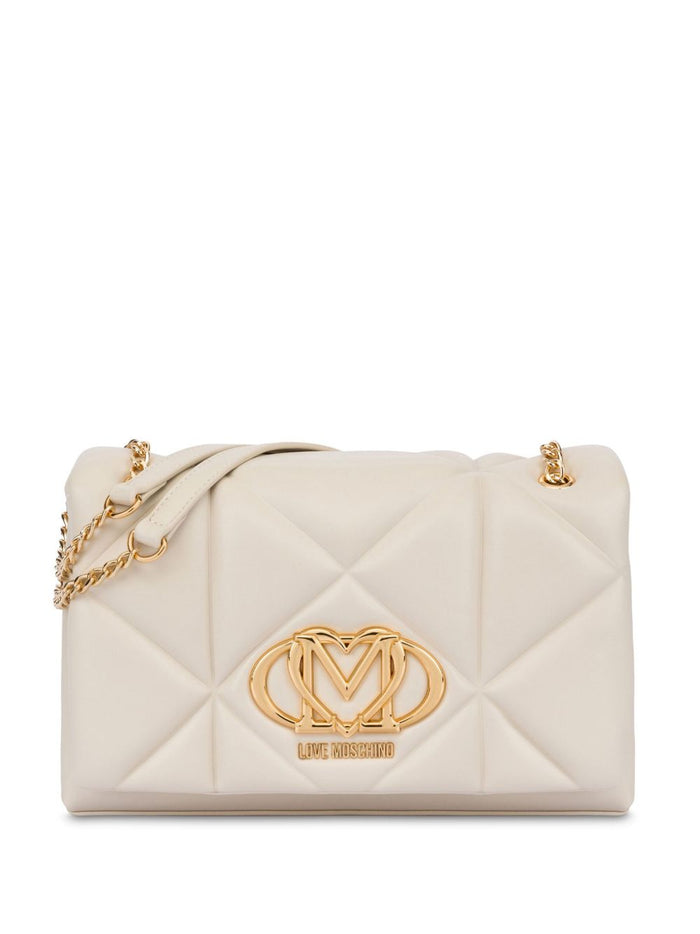 Love Moschino Embossed Donna Borsa Beige 1