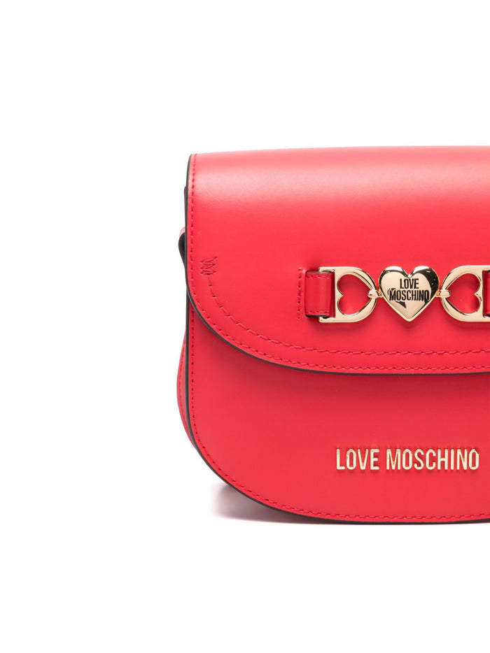 Love Moschino Love Chain Strap Donna Borsa Rosso 3