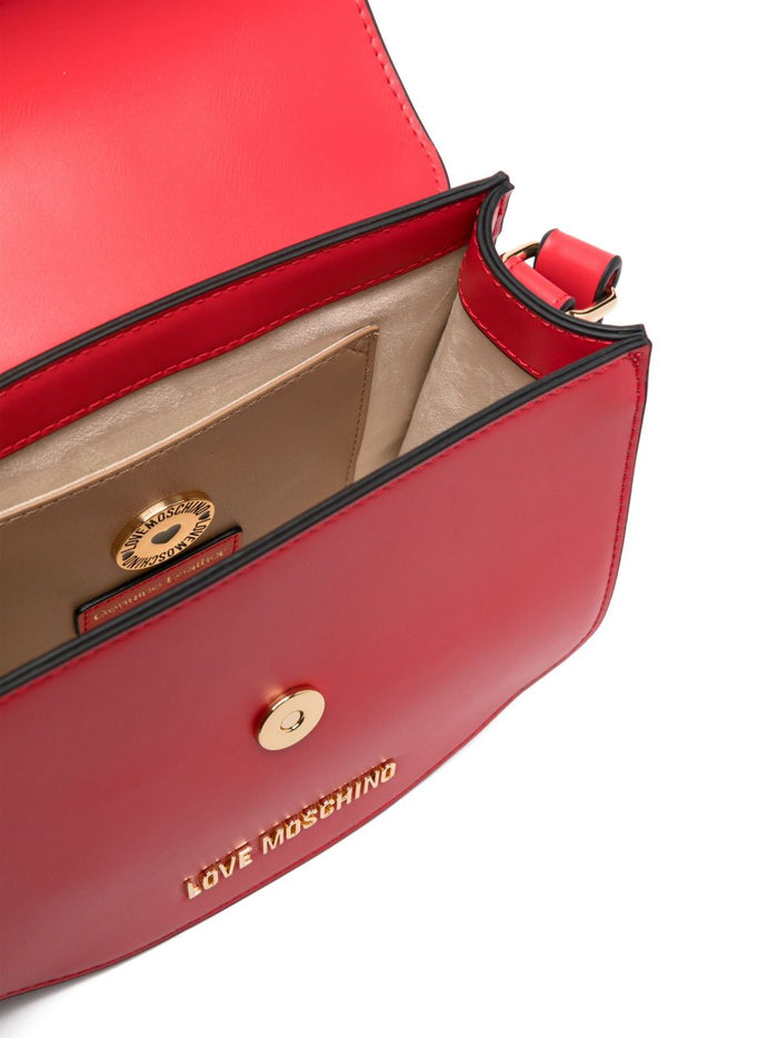 Love Moschino Love Chain Strap Donna Borsa Rosso 4