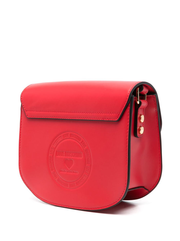 Love Moschino Love Chain Strap Donna Borsa Rosso 5