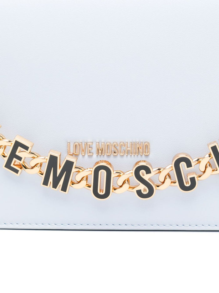 Love Moschino Donna Borsa Azzurro Charm Logo 3