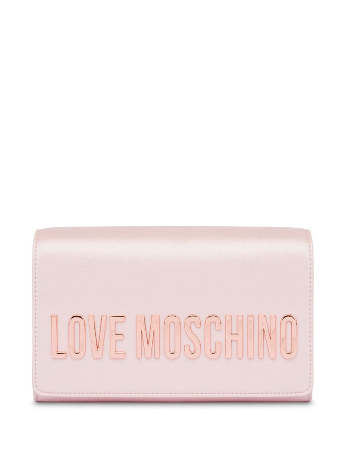 Love Moschino Smart Daily Bag Lettering Logo Donna Borsa Rosa 1