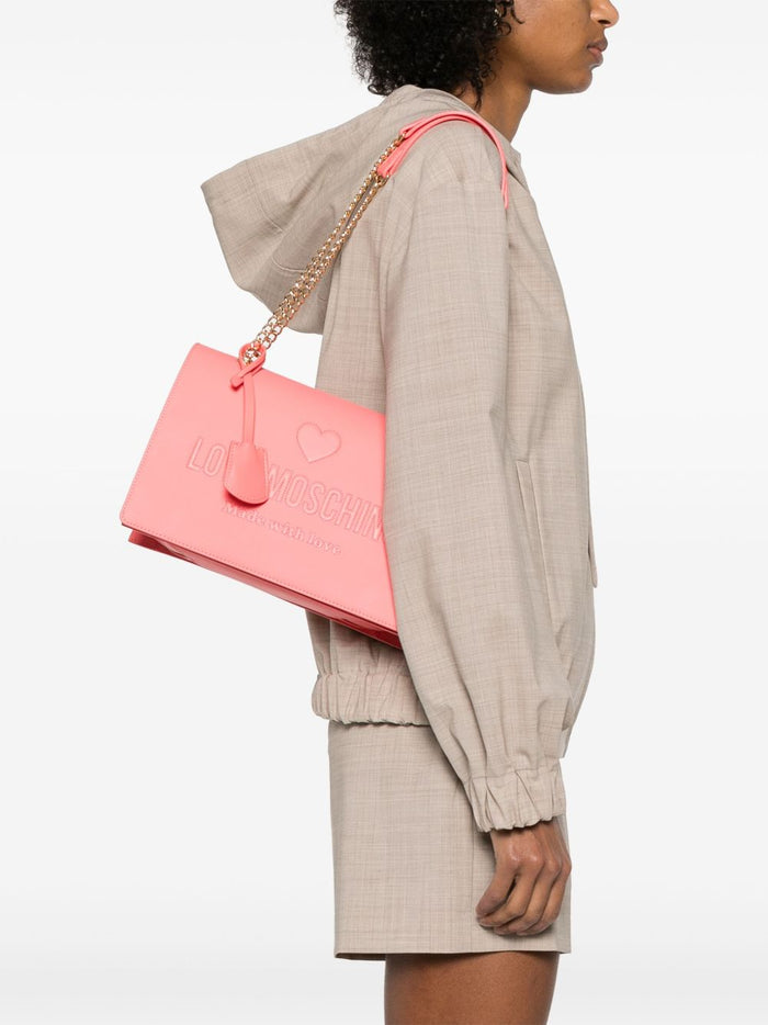Love Moschino Donna Borsa Rosa Embossed 2