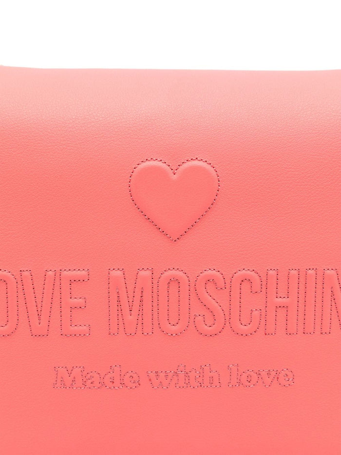 Love Moschino Donna Borsa Rosa Embossed 4