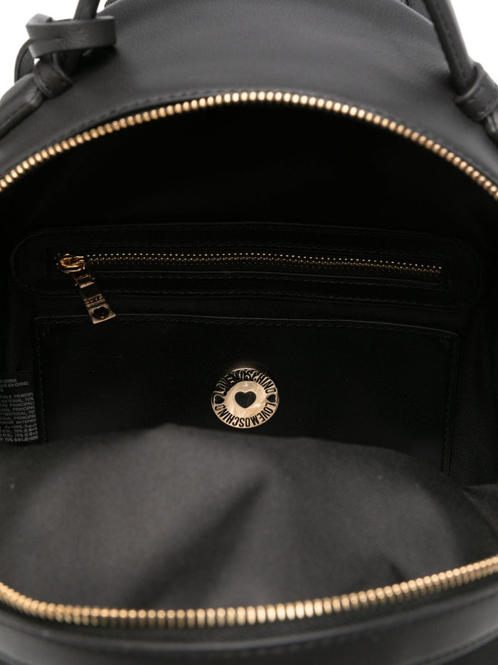 Love Moschino Donna Zaino Nero Logo 5