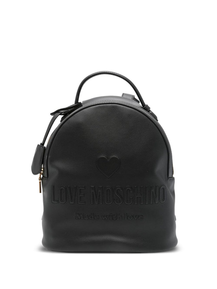 Love Moschino Donna Zaino Nero Logo 1