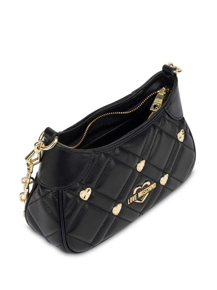 Love Moschino Sweet Studs Donna Borsa Nero a Spalla 2