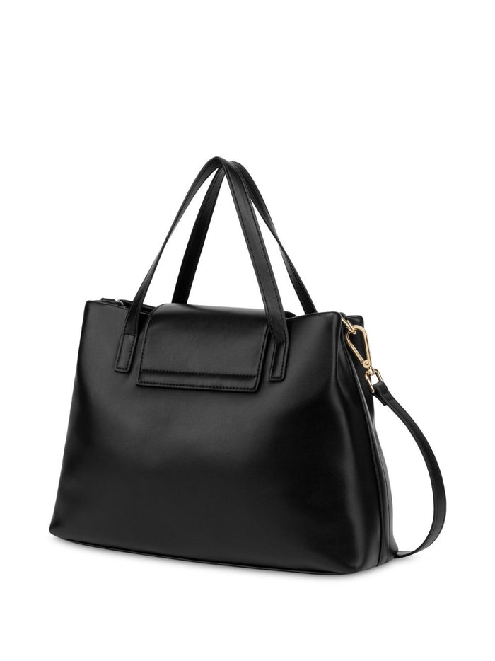 Love Moschino Donna Borsa Nero Shopper Clothespin 2