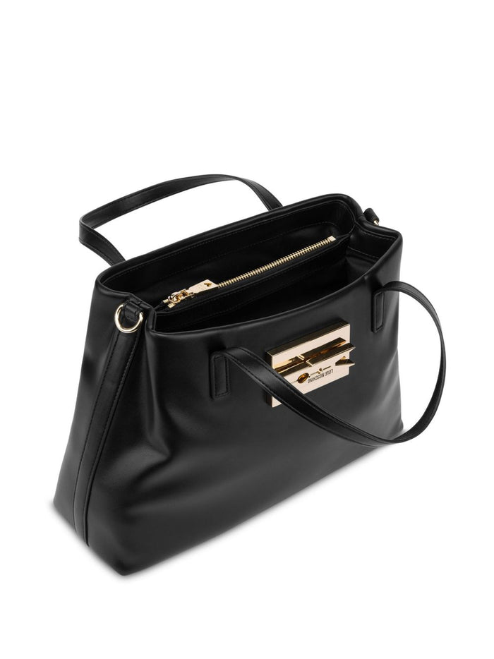 Love Moschino Donna Borsa Nero Shopper Clothespin 3