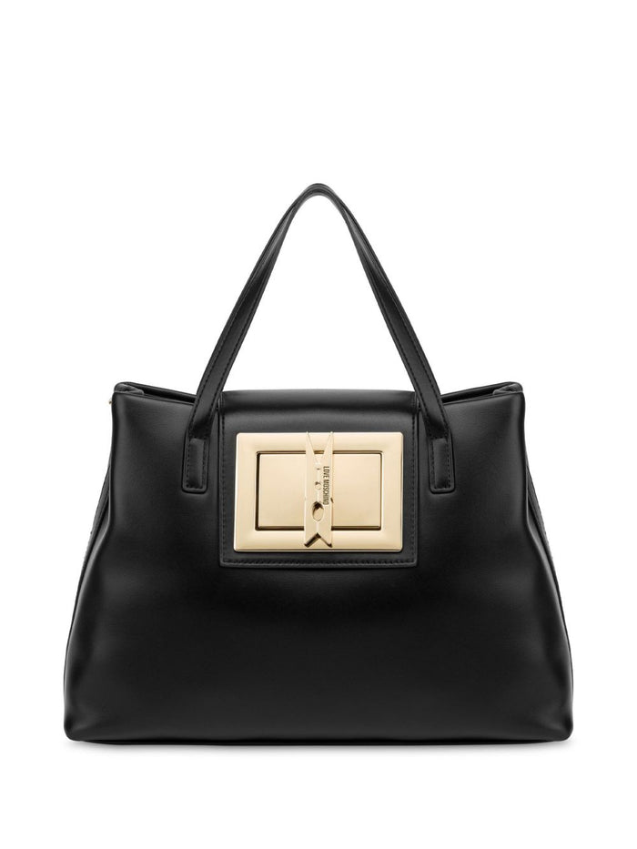 Love Moschino Donna Borsa Nero Shopper Clothespin 1