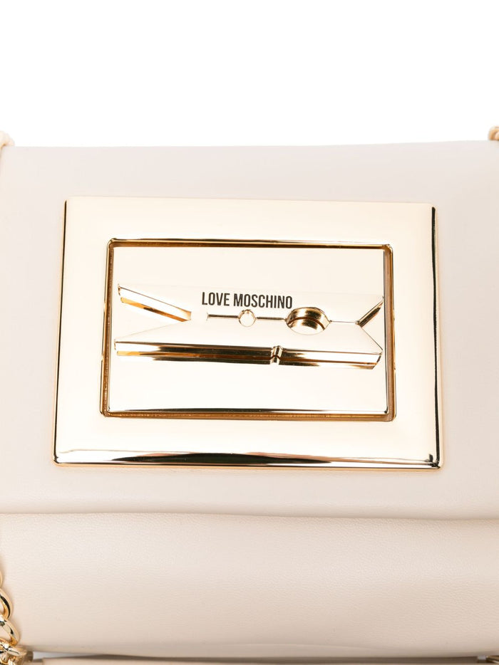 Love Moschino Clothespin Donna Borsa Beige 4