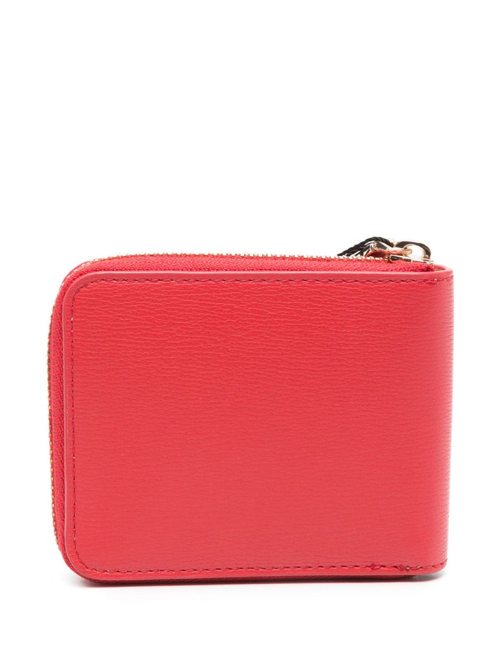 Love Moschino Donna Portafogli Rosso Placca Logo 2