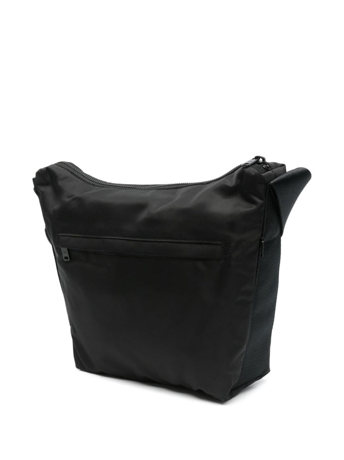 Y-3 Borsa Nero Uomo Stampa Logo 3