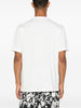 Y-3 T-shirt Bianco Uomo Stampa Logo in Tono 3