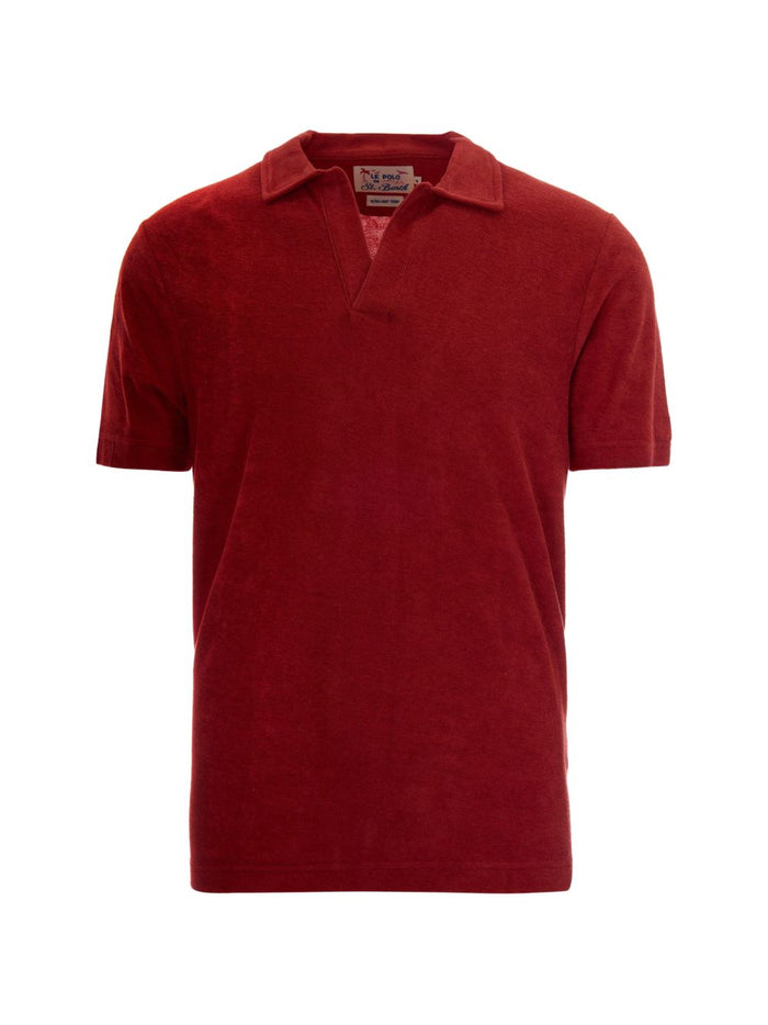 Mc2 Saint Barth Polo Brick Red Uomo 1
