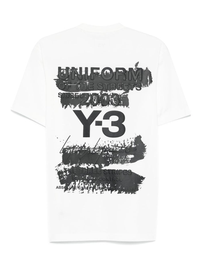 Y-3 T-shirt Bianco Uomo 2