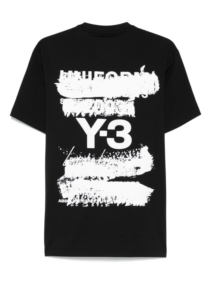 Y-3 T-shirt Nero Uomo 2