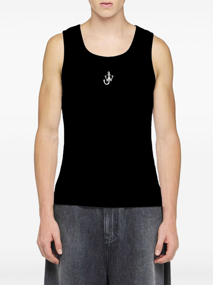 Jw Anderson Men's Black Tank Top 4