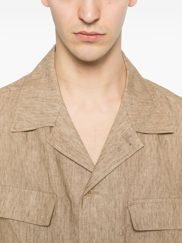 Briglia 1949 Giacca-Camicia Beige Uomo John 4