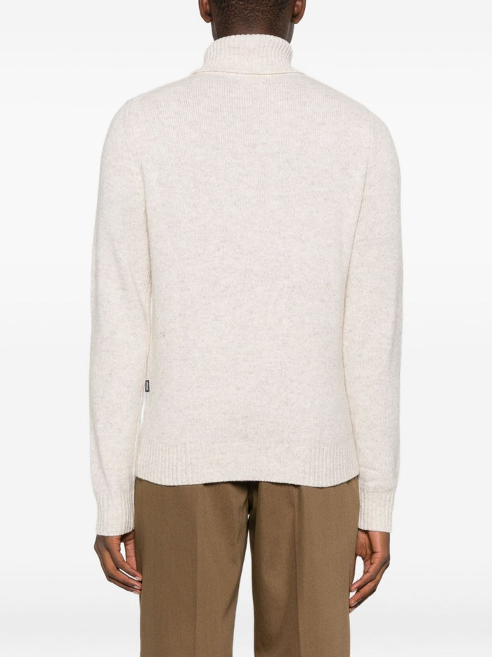 Unreiner Beige Herrenpullover 2