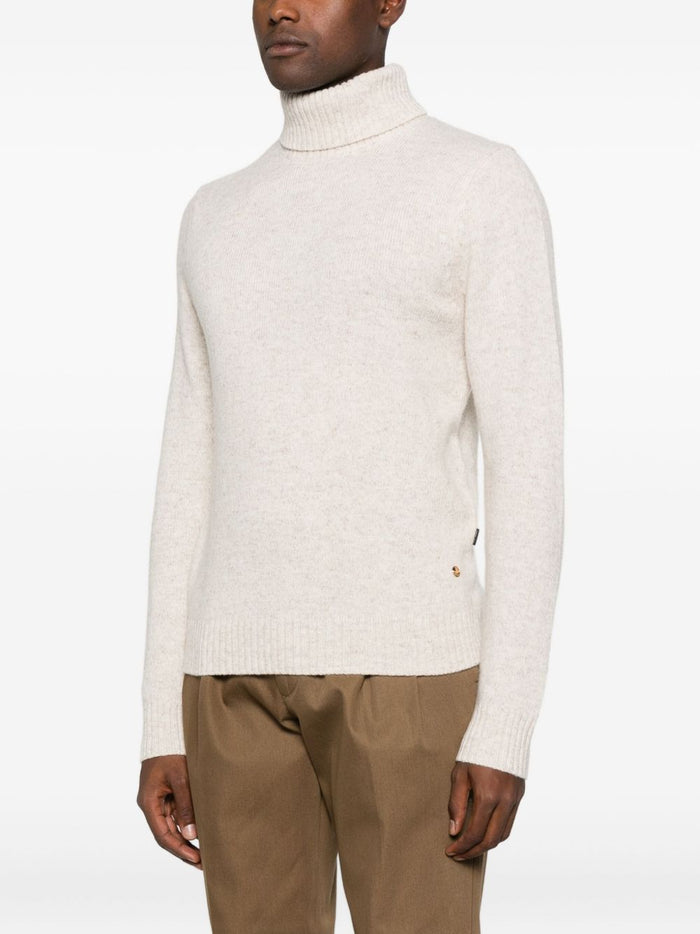 Unreiner Beige Herrenpullover 4